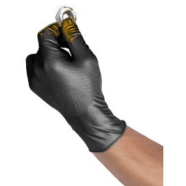 4 gants nitrile grip - taille 8
