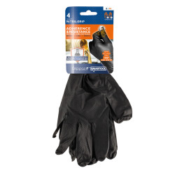 4 gants nitrile grip - taille 8