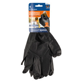 4 gants nitrile grip - taille 9