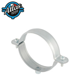Collier de gouttière ATLAS® - acier zingué blanc